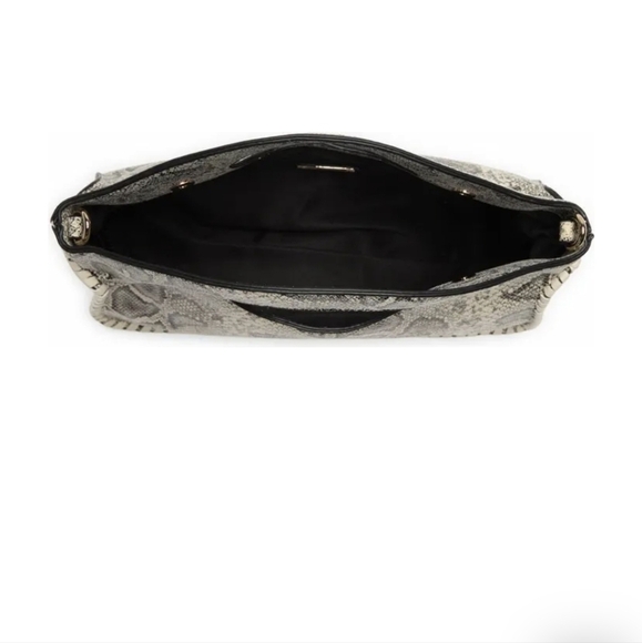 Snake embossed faux leather shell Crossbody Bag - Picture 7 of 8